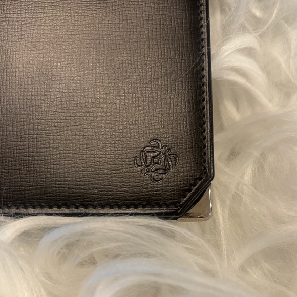 Loewe Handbags - Loewe Black Leather Anagram Wallet